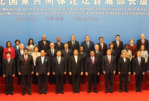 Latin American and Chinese leaders in the official photo of the first China-CELAC summit in Beijing.