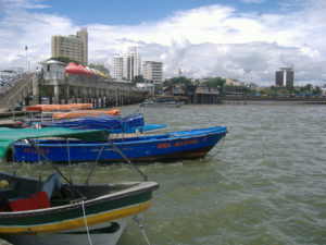 <p>The pier on Buenventura’s Cascajal island near the port that processes over 60% of Colombia’s imports (image: <a href="https://www.flickr.com/photos/22666933@N00/454915715" target="_blank" rel="noopener">leonc27</a>)</p>