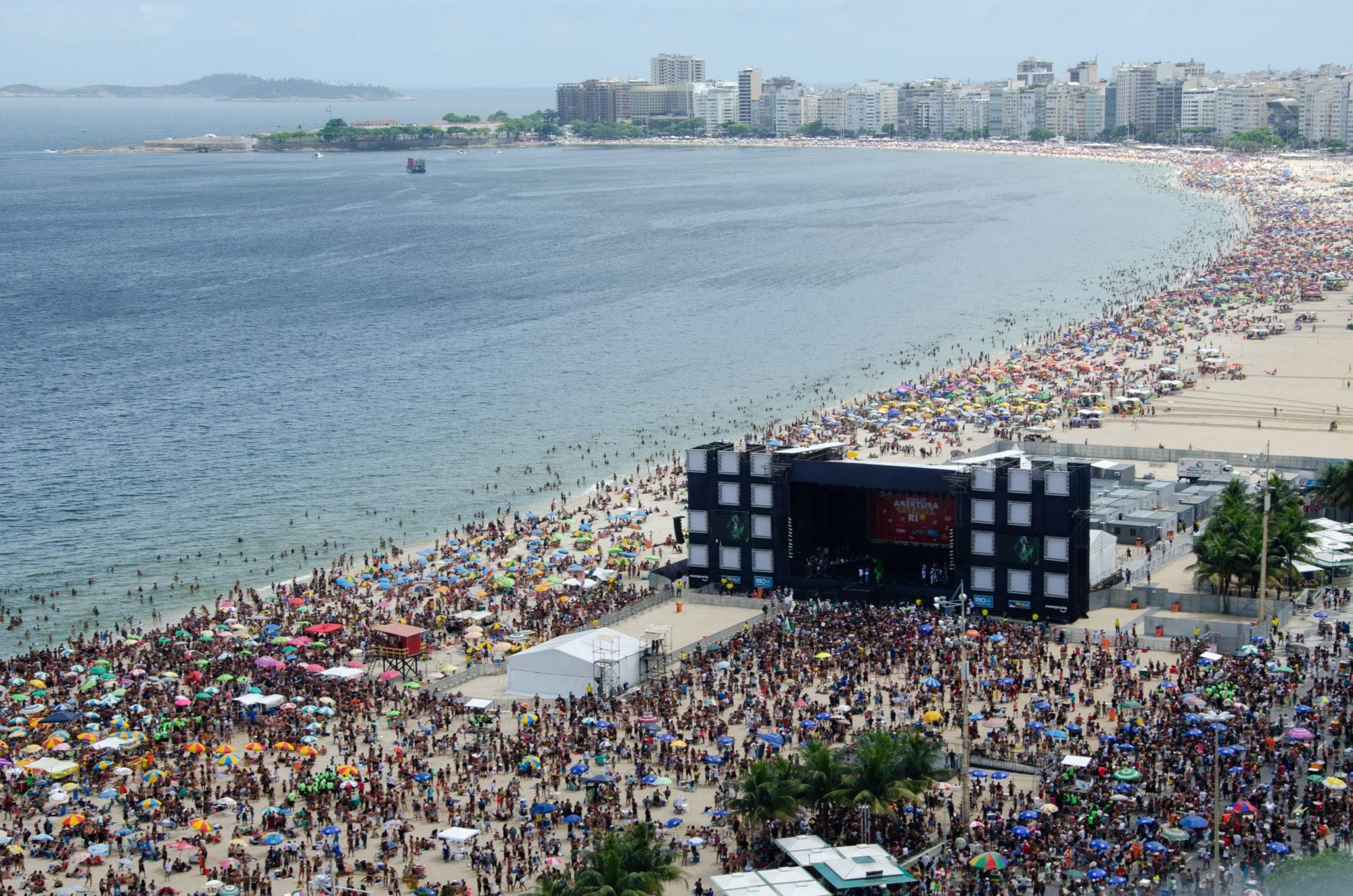 The Favorita block at Copacabana beach, Rio de Janeiro