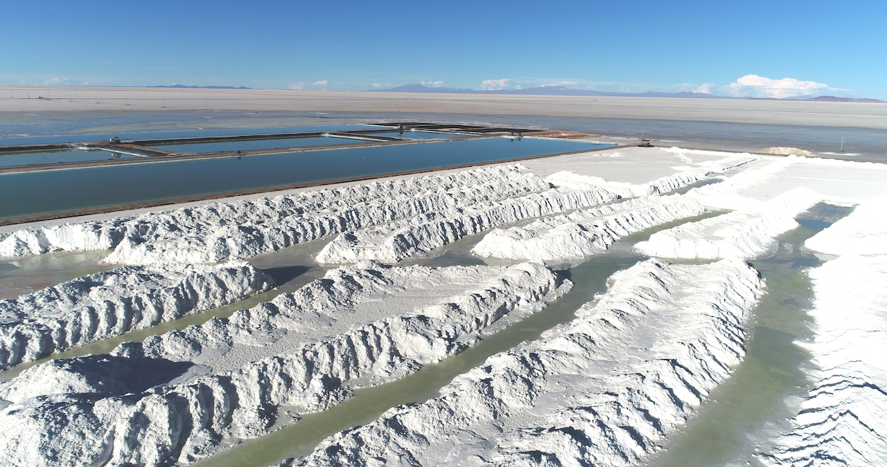 lithium deposit in Uyuni, Bolivia