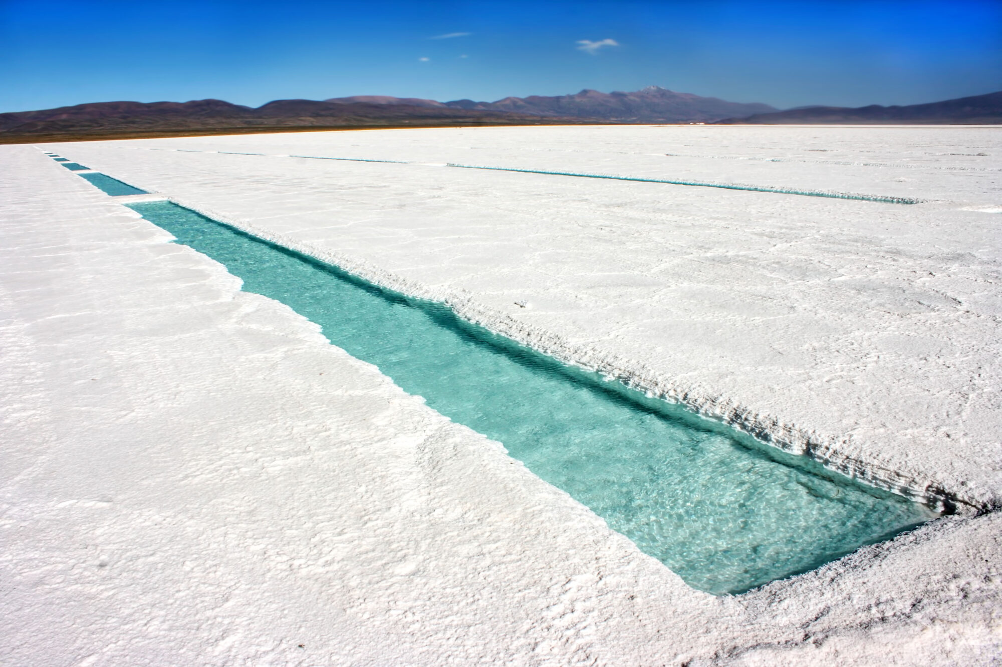 <p>A salt mine in Argentina, where Chinese-backed lithium projects are being carried out amid opposition from local communities (image Alamy)</p>