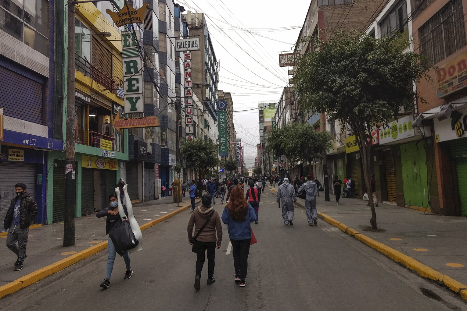 Gamarra, a mini-commercial city in Lima that houses the largest textile conglomerate in Peru