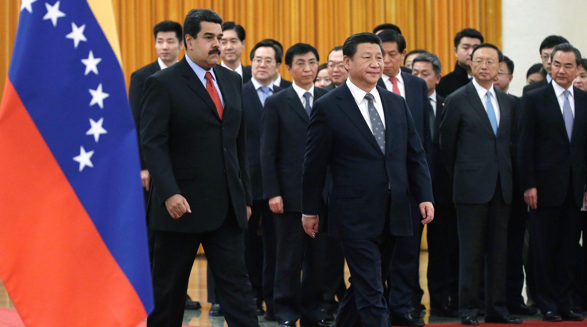 Xi Jinping and Nicolas Maduro