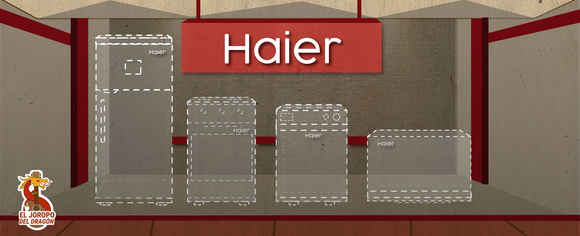 illustration of Haier products