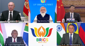 Líderes dos países do bloco BRICS