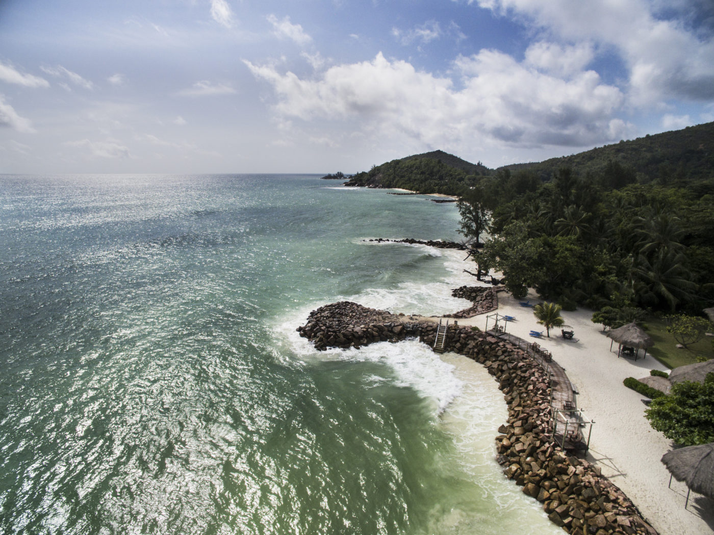 Protección costera en las Seychelles
