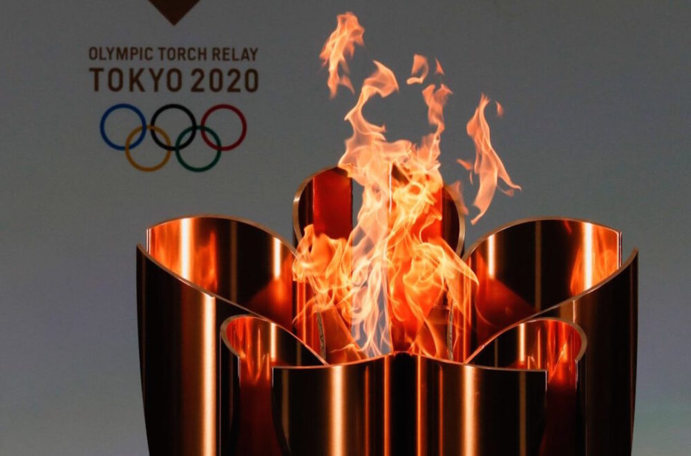 Hydrogen-powered flame at the Tokyo Olympics