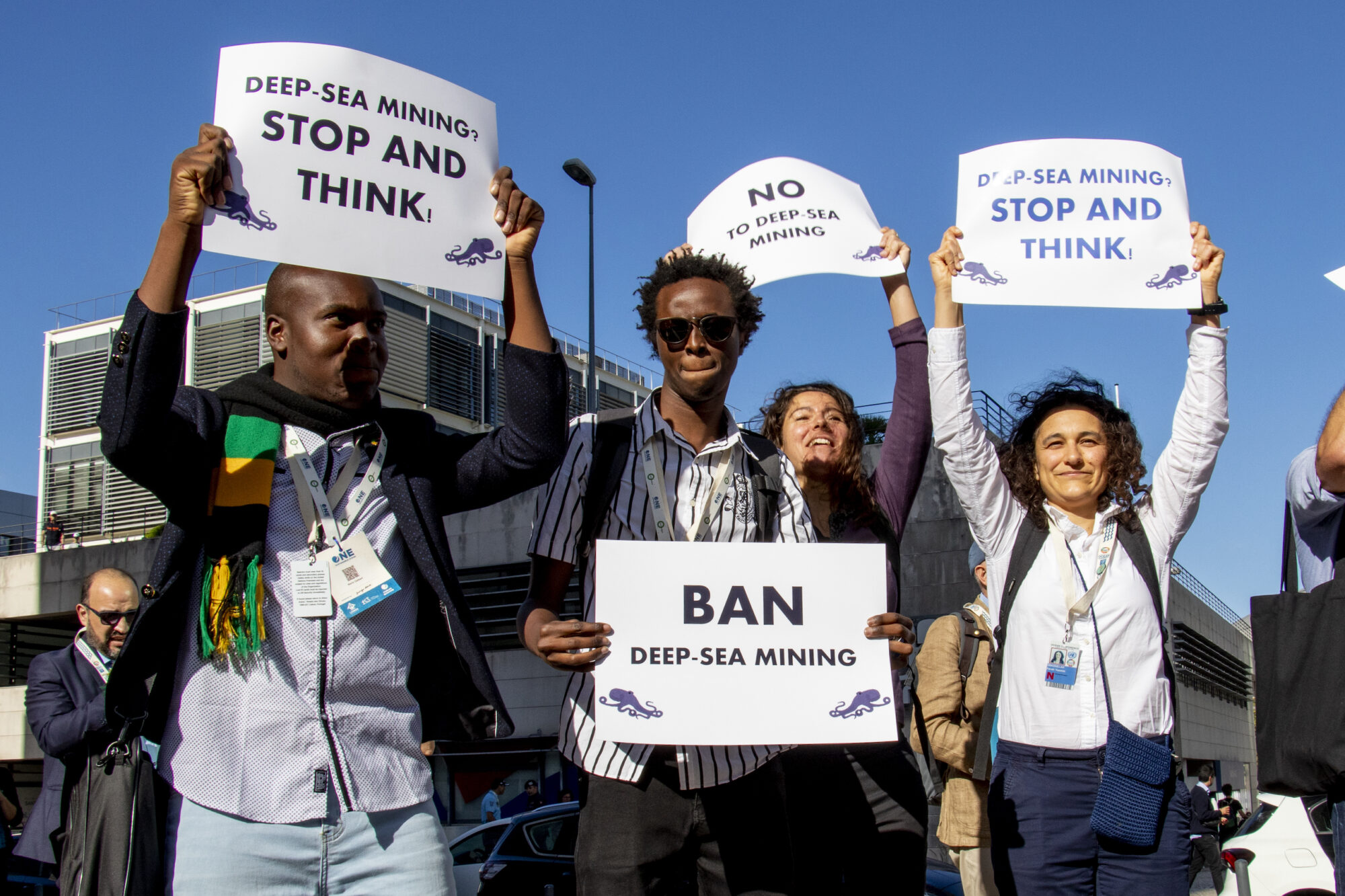 Activists call for a ban on deep-sea mining