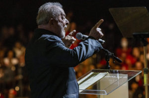 Lula at his final campaign event in Sep 2022