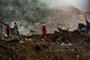 Searches for buried victims continue after flooding in Petropolis, Rio de Janeiro