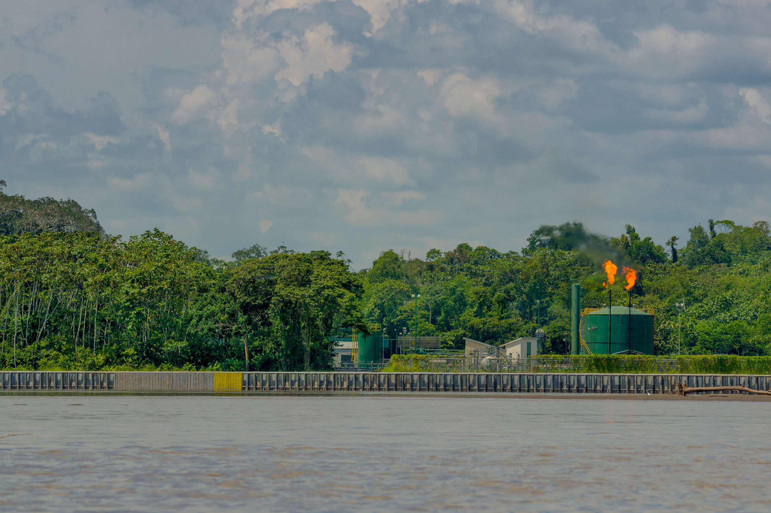 extracción de petróleo en el Parque Nacional Yasuní, en la Amazonía ecuatoriana